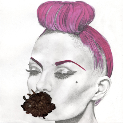 Anielka Hampson Drawing Study for Femme Fatale Series 14